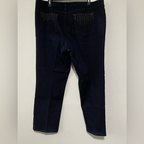 Jones New York Jeans Women's Short Plus 2X Indigo Denim Tummy Slimming - Picture 6 of 16